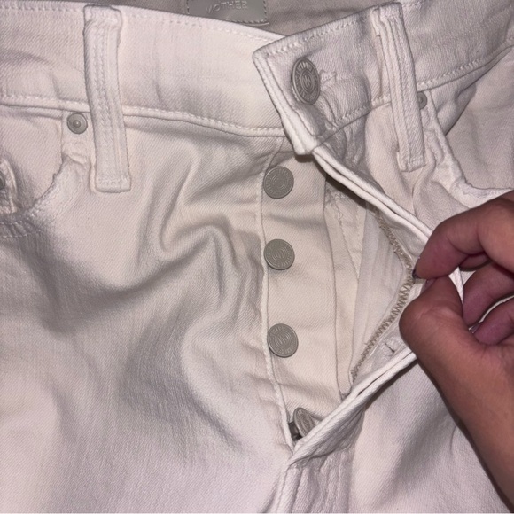 NWOT Mother Denim Jeans The Tripper Ankle Size 30 Color Cream Puff High Rise - Picture 3 of 6